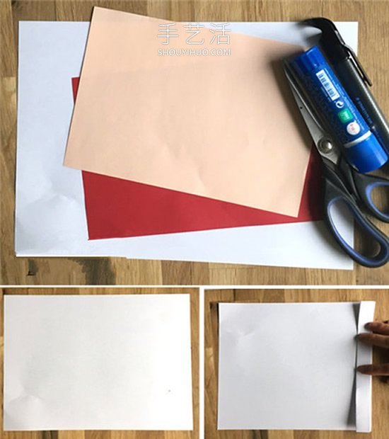 幼兒園手工制作彩紙圣誕老人的做法教程 -  rpnrmr.com