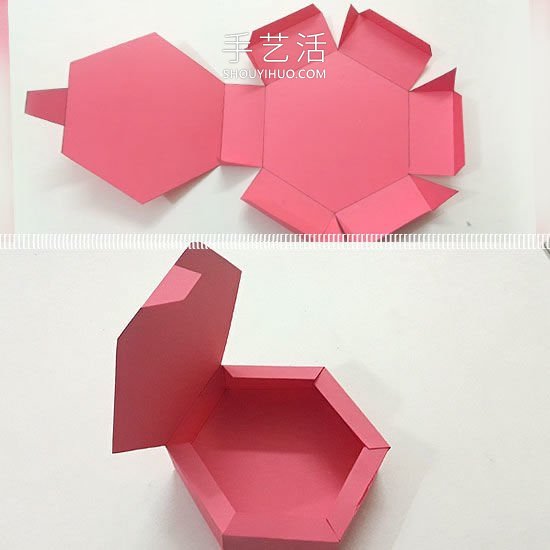 六角禮品盒的制作方法圖解教程 -  rpnrmr.com