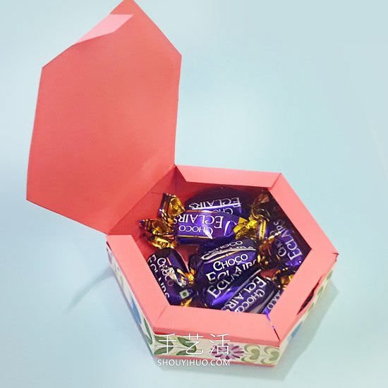 六角禮品盒的制作方法圖解教程 -  rpnrmr.com