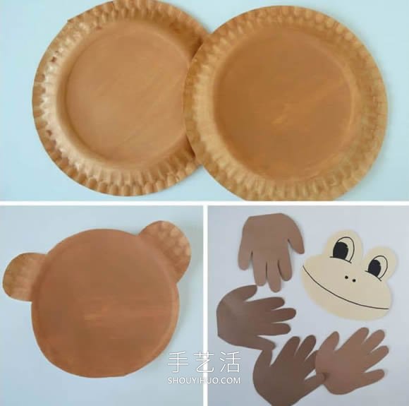 幼兒園手工制作猴子貼畫的做法教程 -  rpnrmr.com