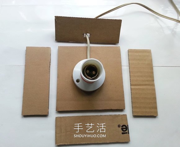紙板手工制作夢幻燈罩燈飾的做法教程 -  rpnrmr.com