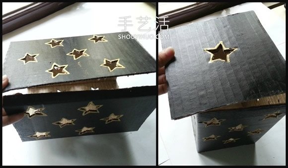 紙板手工制作夢幻燈罩燈飾的做法教程 -  rpnrmr.com