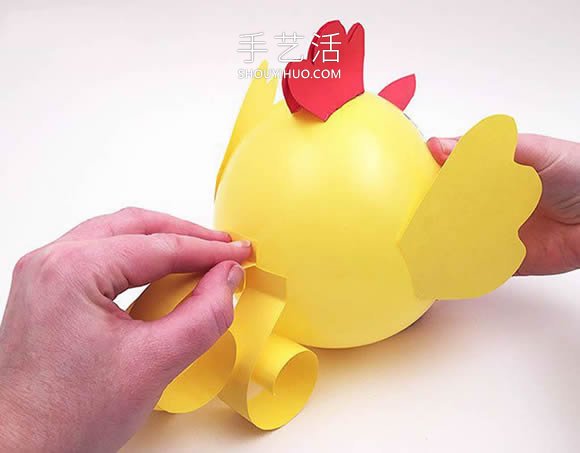 氣球簡(jiǎn)單手工制作可愛小雞的做法教程 -  rpnrmr.com