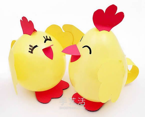 氣球簡(jiǎn)單手工制作可愛小雞的做法教程 -  rpnrmr.com