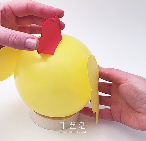 氣球簡(jiǎn)單手工制作可愛小雞的做法教程 -  rpnrmr.com