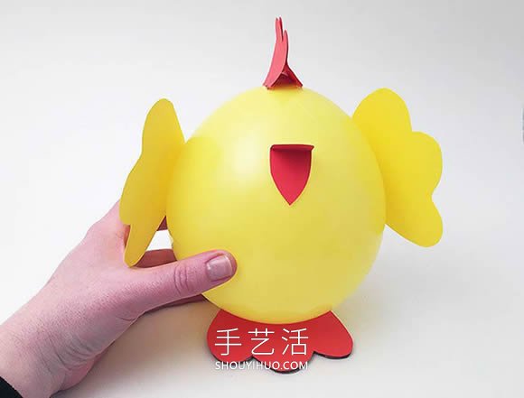 氣球簡(jiǎn)單手工制作可愛小雞的做法教程 -  rpnrmr.com