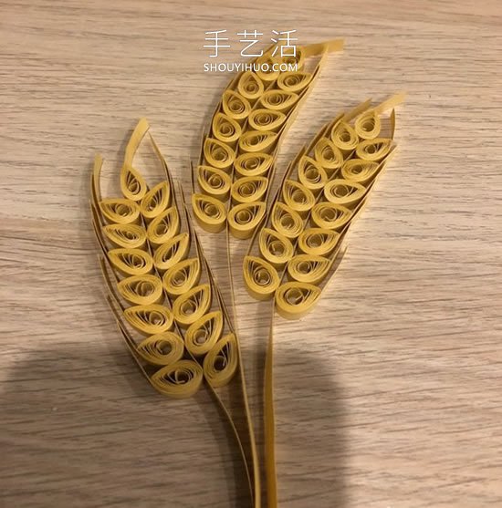 衍紙麥穗手工制作方法圖解教程 -  rpnrmr.com