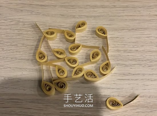 衍紙麥穗手工制作方法圖解教程 -  rpnrmr.com