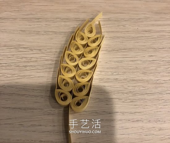 衍紙麥穗手工制作方法圖解教程 -  rpnrmr.com