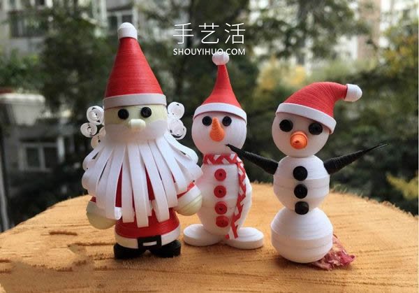 衍紙圣誕老人手工制作方法圖解教程 -  rpnrmr.com
