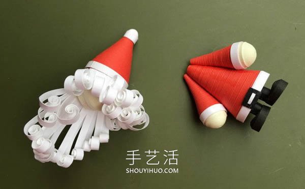 衍紙圣誕老人手工制作方法圖解教程 -  rpnrmr.com