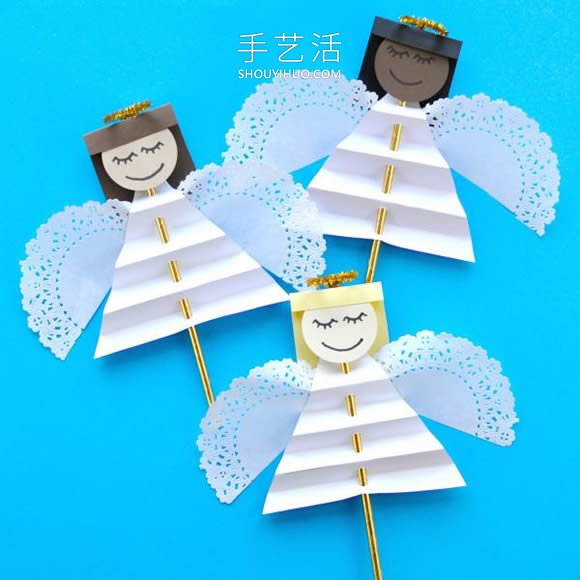 幼兒園手工制作天使木偶的做法教程 -  rpnrmr.com