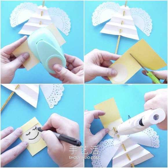 幼兒園手工制作天使木偶的做法教程 -  rpnrmr.com