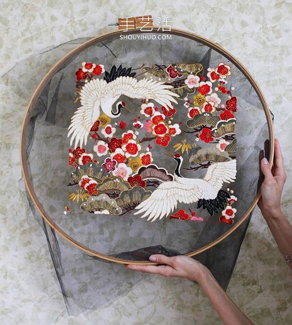 透明系花鳥刺繡！打造漂浮效果奢華刺繡工藝 -  rpnrmr.com