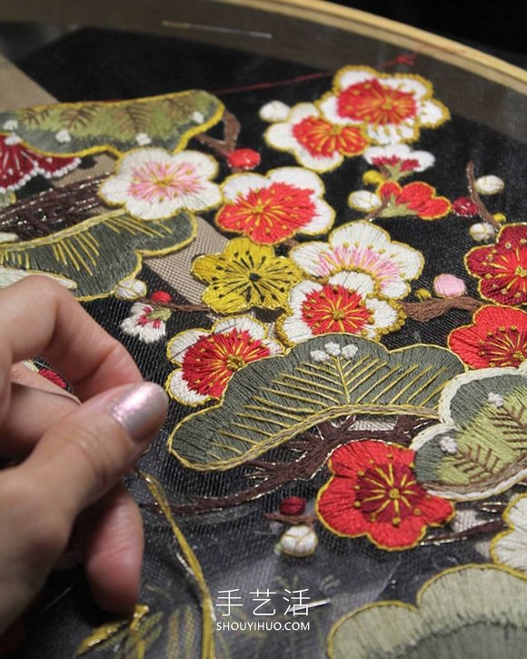 透明系花鳥刺繡！打造漂浮效果奢華刺繡工藝 -  rpnrmr.com