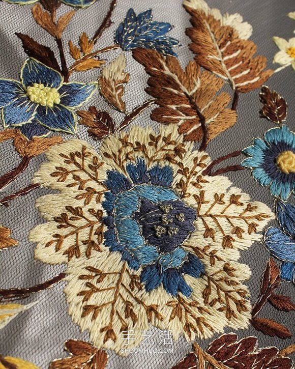 透明系花鳥刺繡！打造漂浮效果奢華刺繡工藝 -  rpnrmr.com