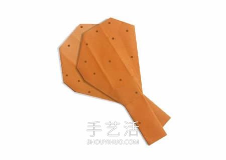 幼兒手工折紙雞腿的簡單折法圖解 -  rpnrmr.com