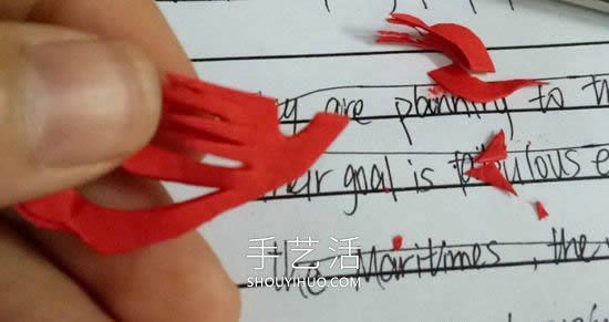 手工剪紙五角花的剪法圖解教程 -  rpnrmr.com