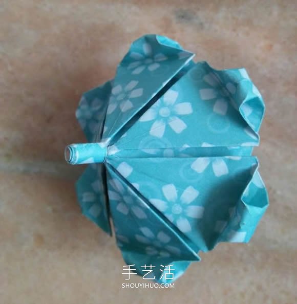 簡單折紙漂亮雨傘的折法圖解教程 -  rpnrmr.com