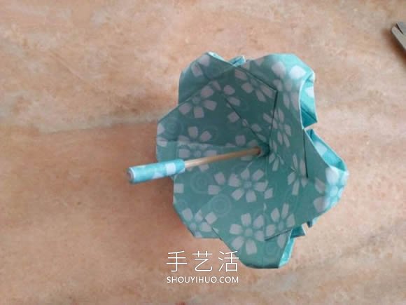 簡單折紙漂亮雨傘的折法圖解教程 -  rpnrmr.com
