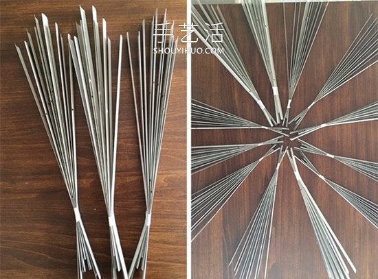 舊的百葉窗廢物利用DIY制作床頭鏡子裝飾 -  rpnrmr.com