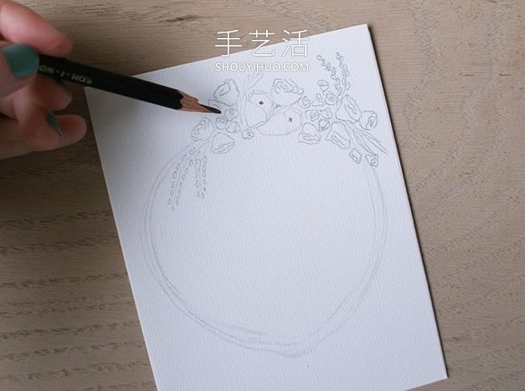 自制手繪生日卡片的方法圖解教程 -  rpnrmr.com