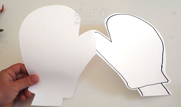 幼兒園手工制作冬天手套掛飾的做法教程 -  rpnrmr.com