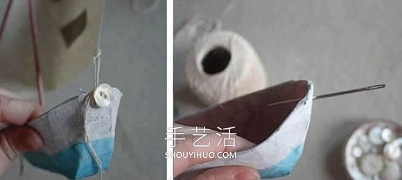 不要紙盒廢物利用手工制作帆船模型的做法 -  rpnrmr.com