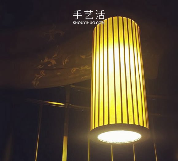 自制圓柱體掛燈燈罩的方法圖解教程 -  rpnrmr.com