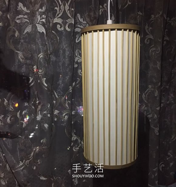 自制圓柱體掛燈燈罩的方法圖解教程 -  rpnrmr.com