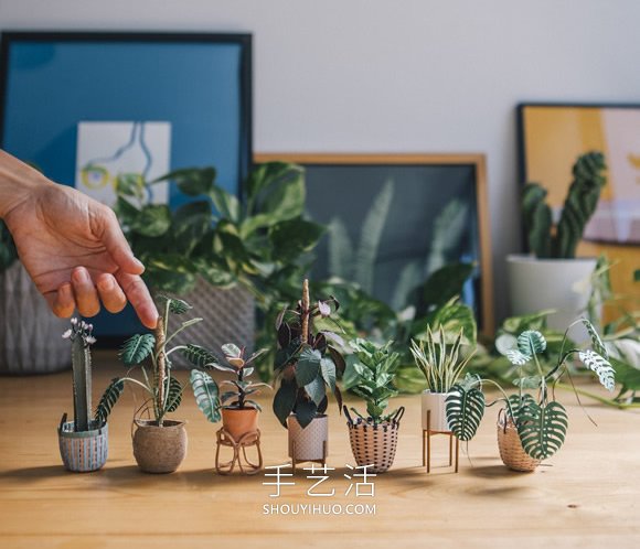 可以用兩根手指夾住的驚人手工紙藝盆栽作品 -  rpnrmr.com