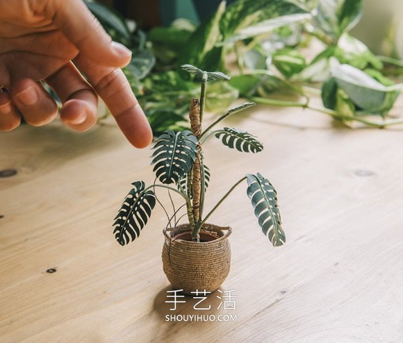 可以用兩根手指夾住的驚人手工紙藝盆栽作品 -  rpnrmr.com