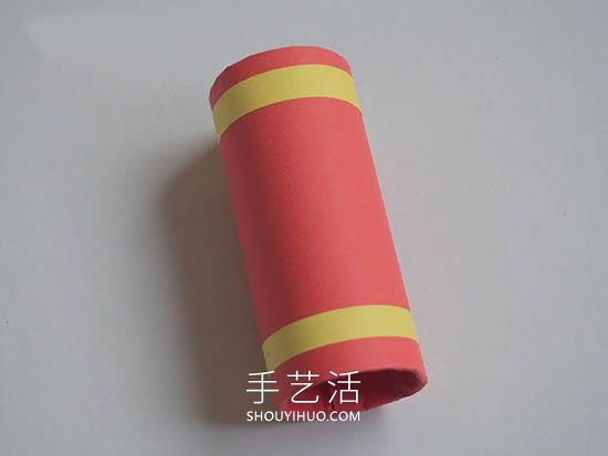 春節(jié)簡(jiǎn)單手工制作爆竹裝飾的做法教程 -  rpnrmr.com