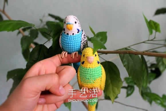 栩栩如生的鳥兒！手工鉤織精致小鳥作品圖片 -  rpnrmr.com