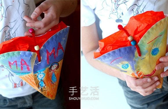 幼兒園手工制作紙盤掛袋的做法教程 -  rpnrmr.com