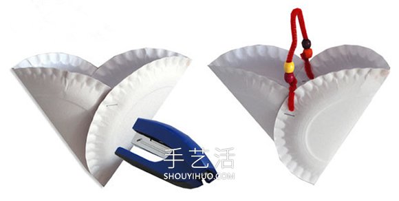 幼兒園手工制作紙盤掛袋的做法教程 -  rpnrmr.com