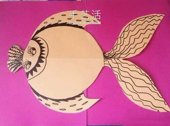 兒童手工制作年年有余掛飾的做法教程 -  rpnrmr.com