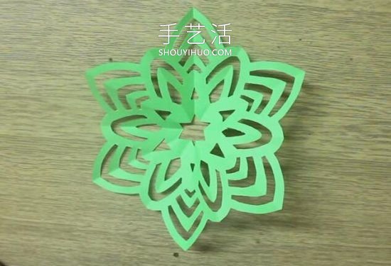 手工六折團花的剪紙方法圖解教程 -  rpnrmr.com