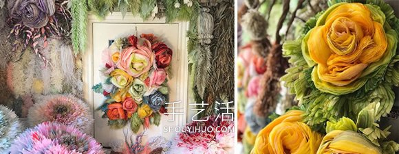 超薄紙張做成巨型花朵！栩栩如生的浪漫世界 -  rpnrmr.com