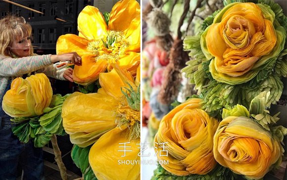 超薄紙張做成巨型花朵！栩栩如生的浪漫世界 -  rpnrmr.com