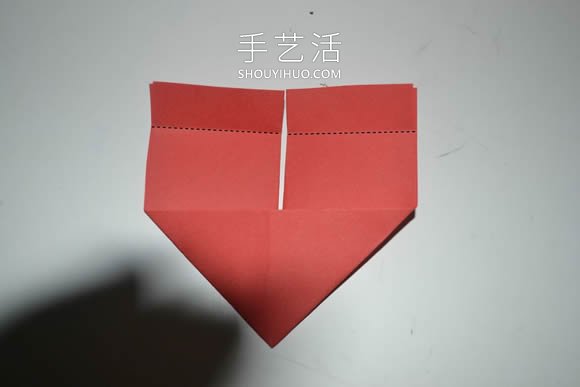 簡單手工折紙心形書簽的折法圖解步驟 -  rpnrmr.com
