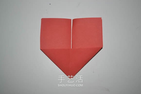 簡單手工折紙心形書簽的折法圖解步驟 -  rpnrmr.com