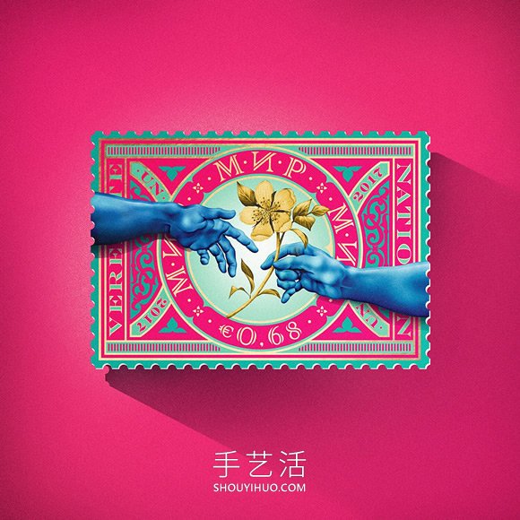 超想收藏的國(guó)際和平日郵票！絕美異域風(fēng)情設(shè)計(jì) -  rpnrmr.com