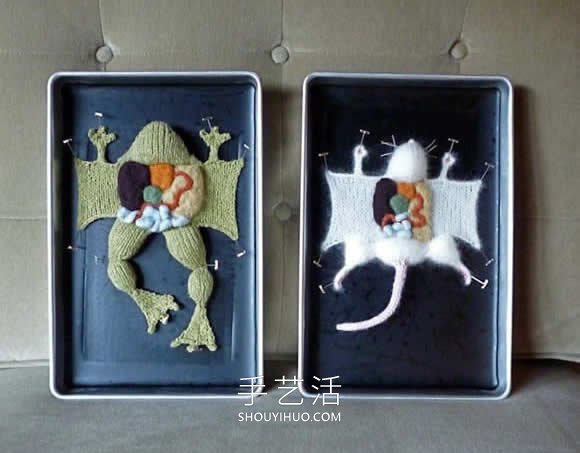 動(dòng)物解剖針織作品！將解剖場(chǎng)面變成可愛展示 -  rpnrmr.com