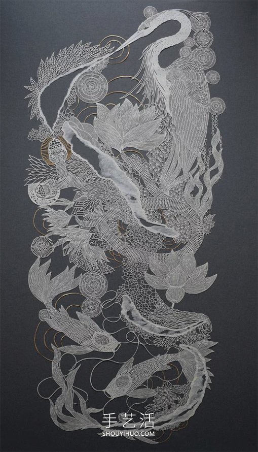 薄如蟬翼的精致宣紙雕！躍然紙上的手工創(chuàng)作 -  rpnrmr.com