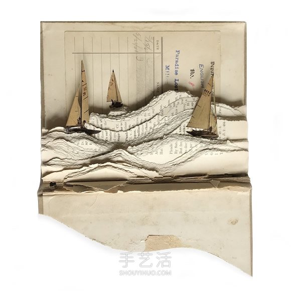 藝術(shù)家使用舊照片和書籍DIY敘事拼貼畫 -  rpnrmr.com