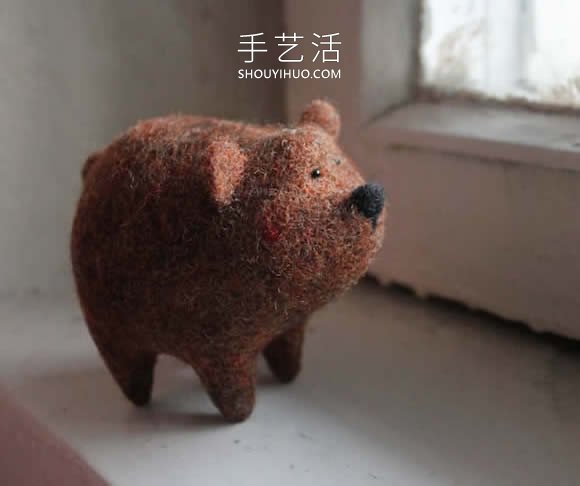 可愛的羊毛氈生物！看起來(lái)像是來(lái)自魔法林地 -  rpnrmr.com