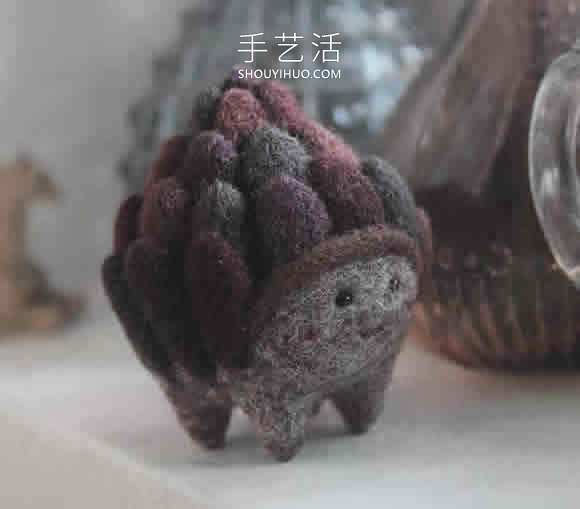 可愛的羊毛氈生物！看起來(lái)像是來(lái)自魔法林地 -  rpnrmr.com