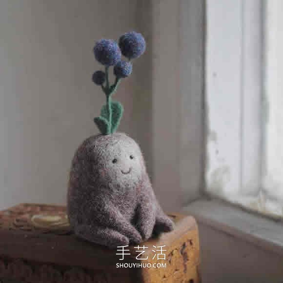 可愛的羊毛氈生物！看起來(lái)像是來(lái)自魔法林地 -  rpnrmr.com