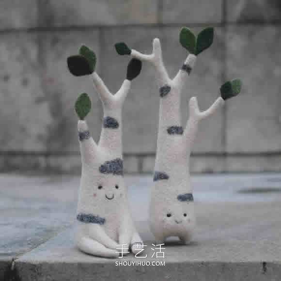 可愛的羊毛氈生物！看起來(lái)像是來(lái)自魔法林地 -  rpnrmr.com